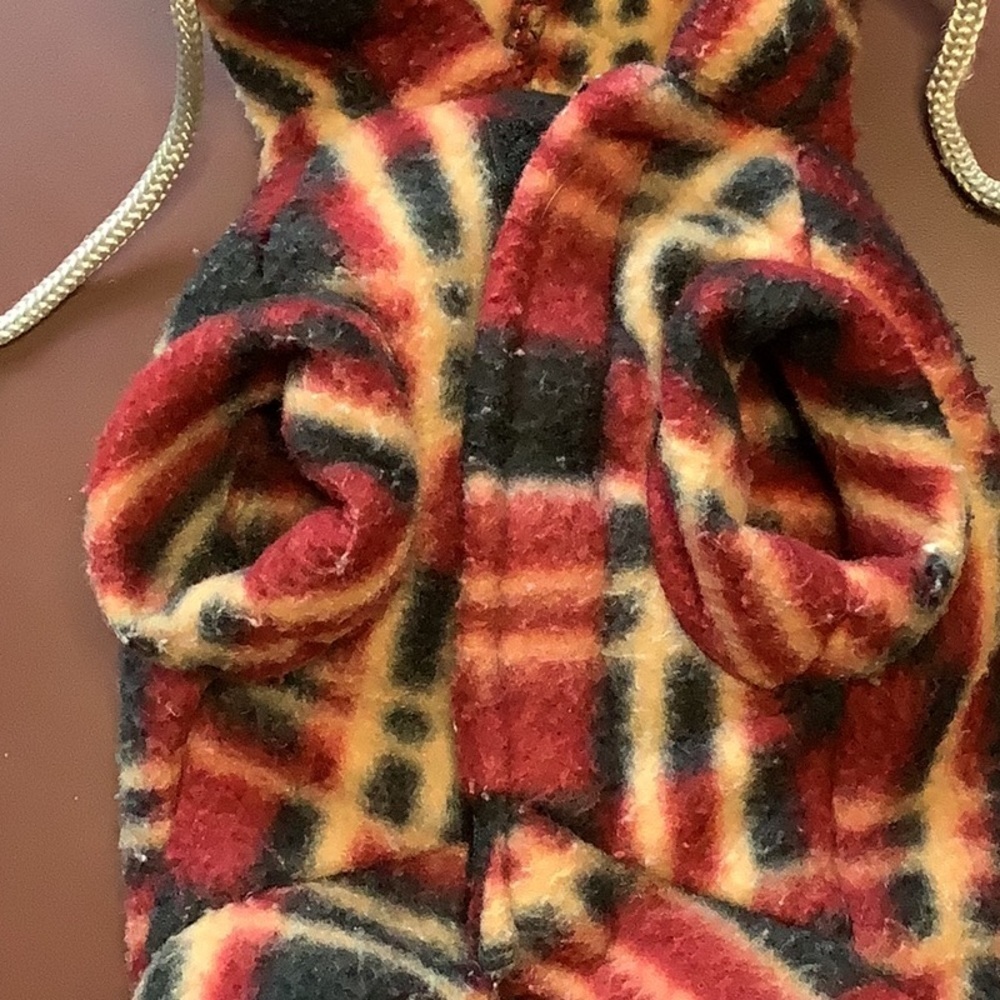Tiny Fleece Toy Breed Hoodie Coat - Picture 4 of 8